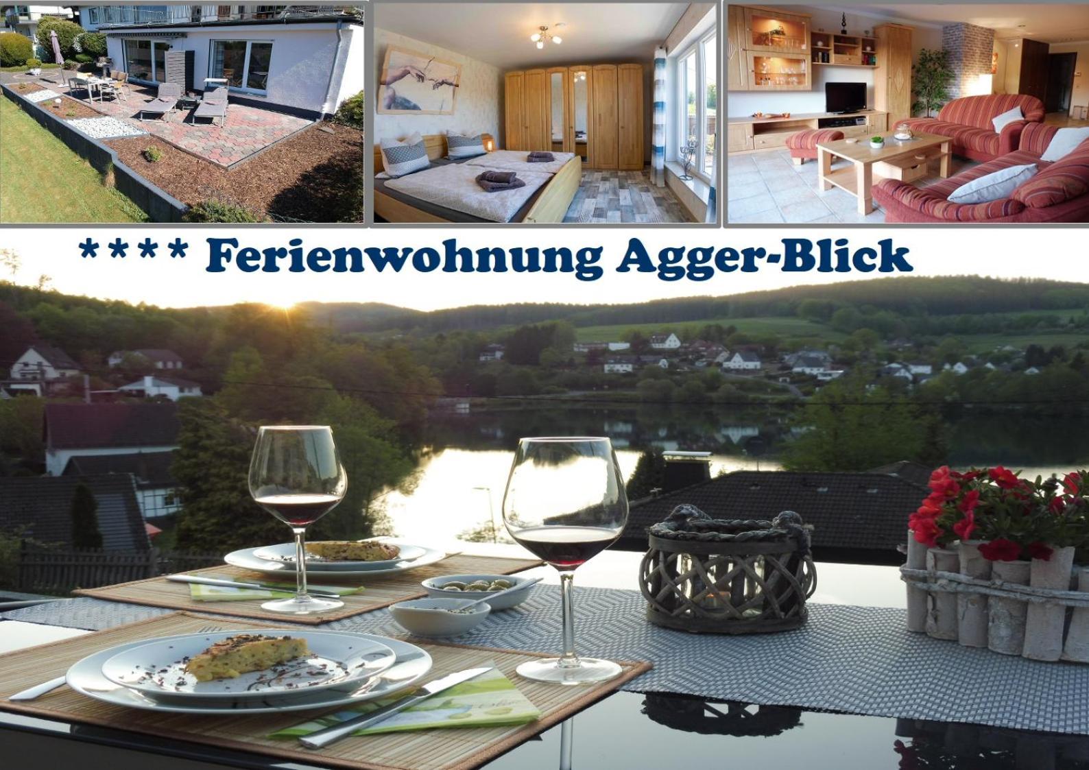 Exklusive Ferienwohnung 'Agger-Blick' Mit Grosser Seeblick-Terrasse & Sauna 古默斯巴赫 外观 照片